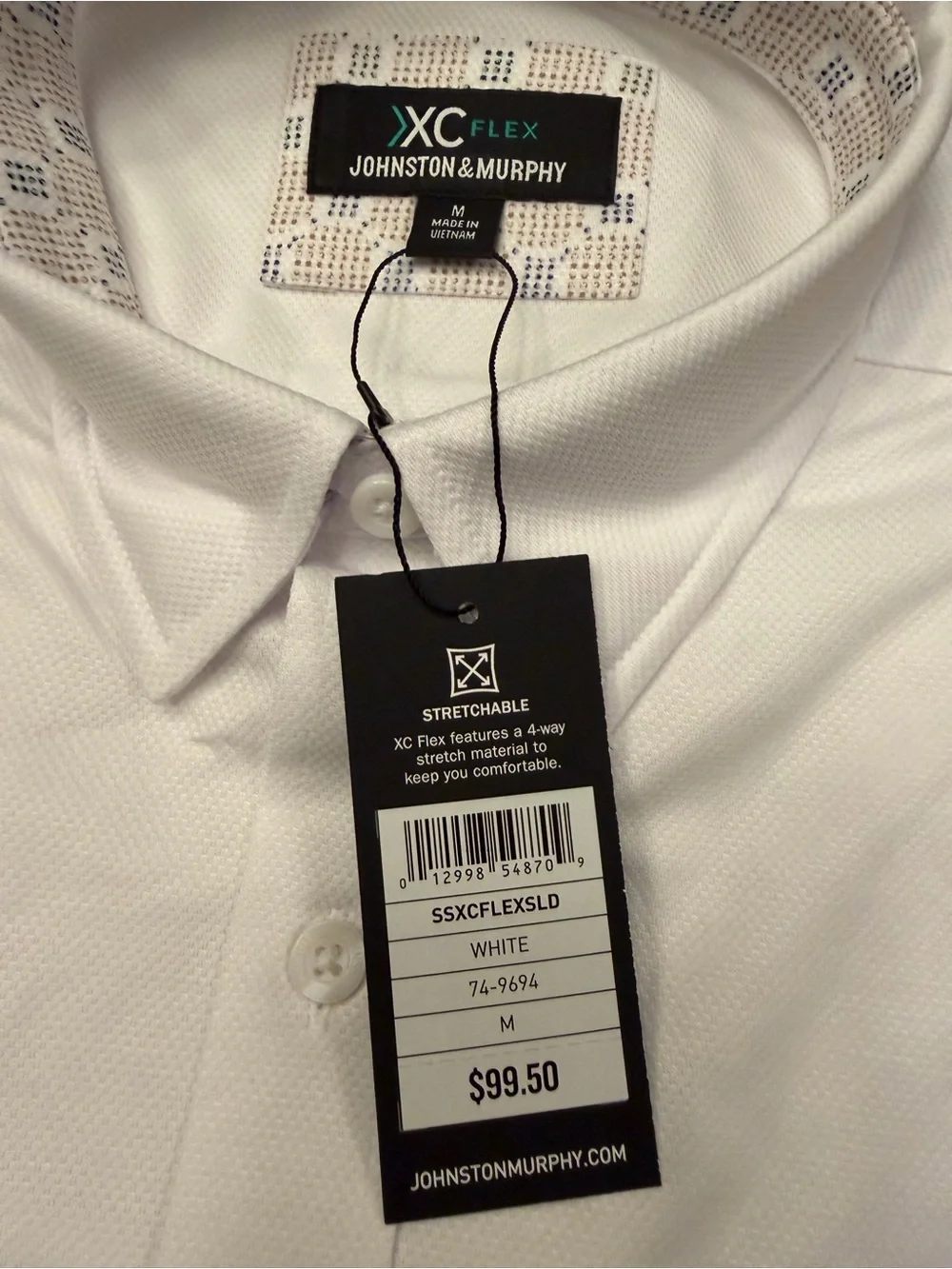 Johnston & Murphy new tags